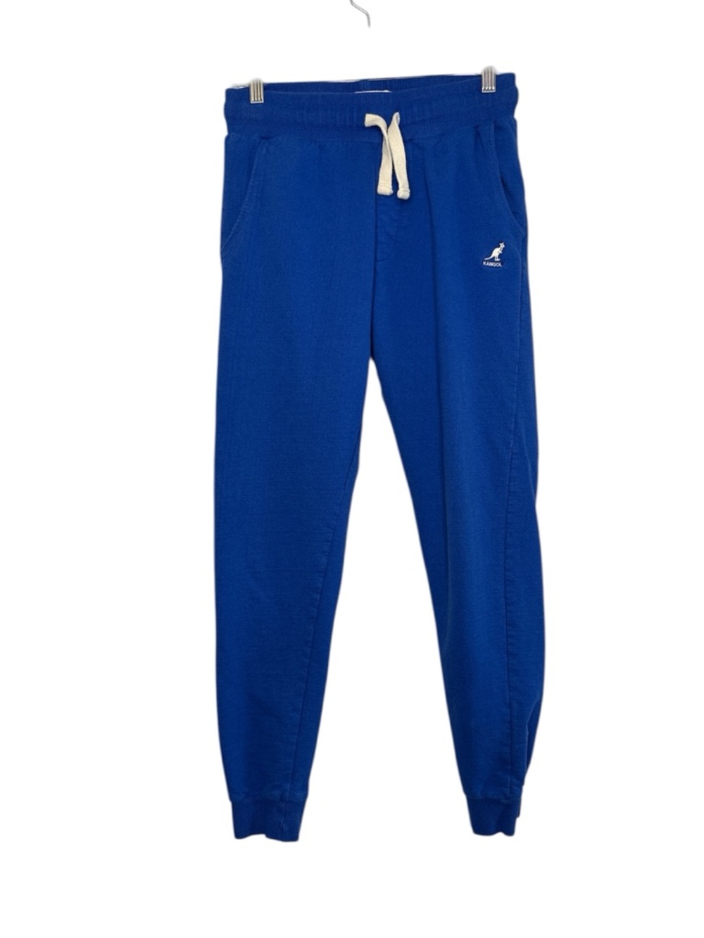 Kangol Men's French Terry Blue Drawstring Joggers Size Small